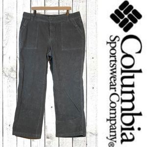 COLUMBIA Women’s Size 18W Pants Corduroy Gray Stretch Bootcut Style Fit